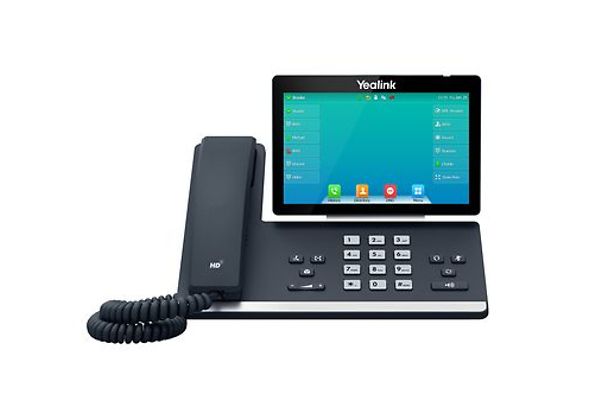 Yealink-t57w-front vor weißem Hintergrund