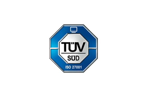 Logo: TÜV Süd ISO 27001