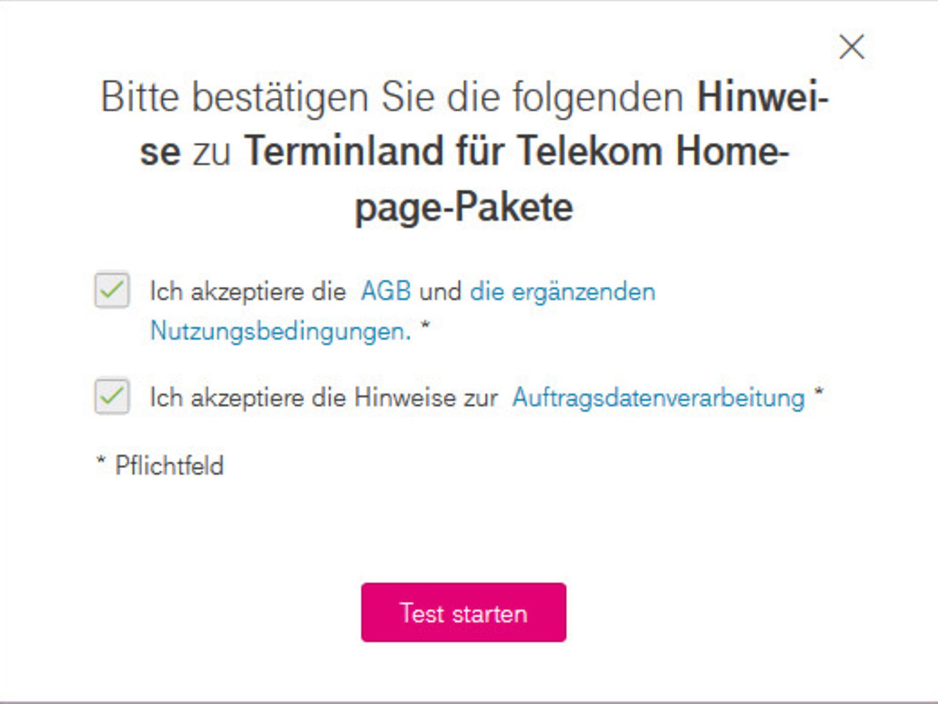 AV-Beispiel Screenshot zum Trialprozess