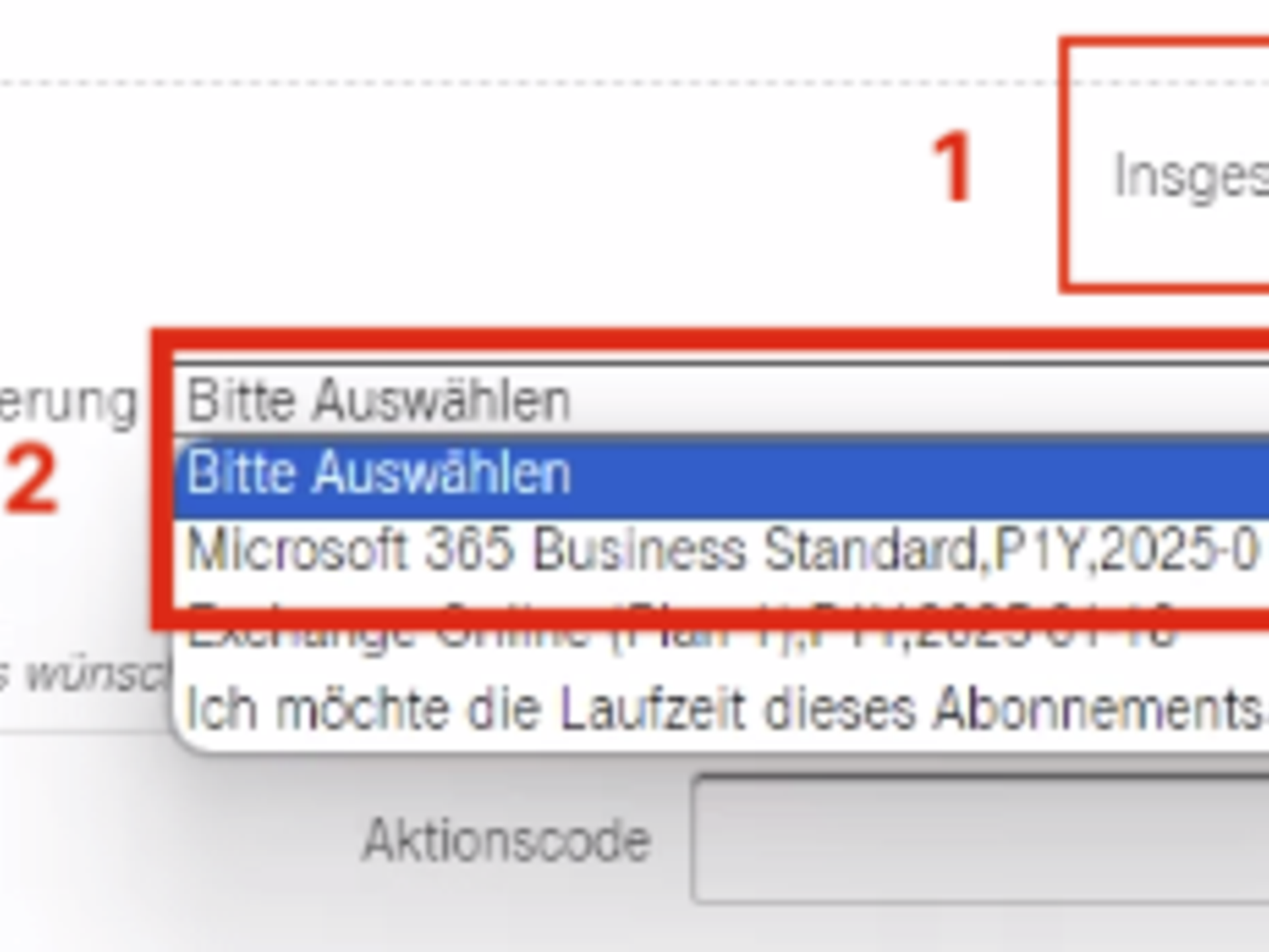 Ansicht Laufzeitanpassung Copilot