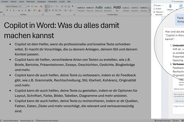Lassen Sie sich Texte zusammenfassen
