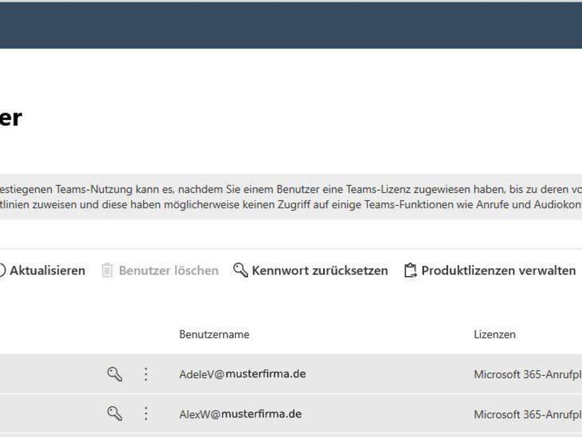 Domain erfolgreich geändert