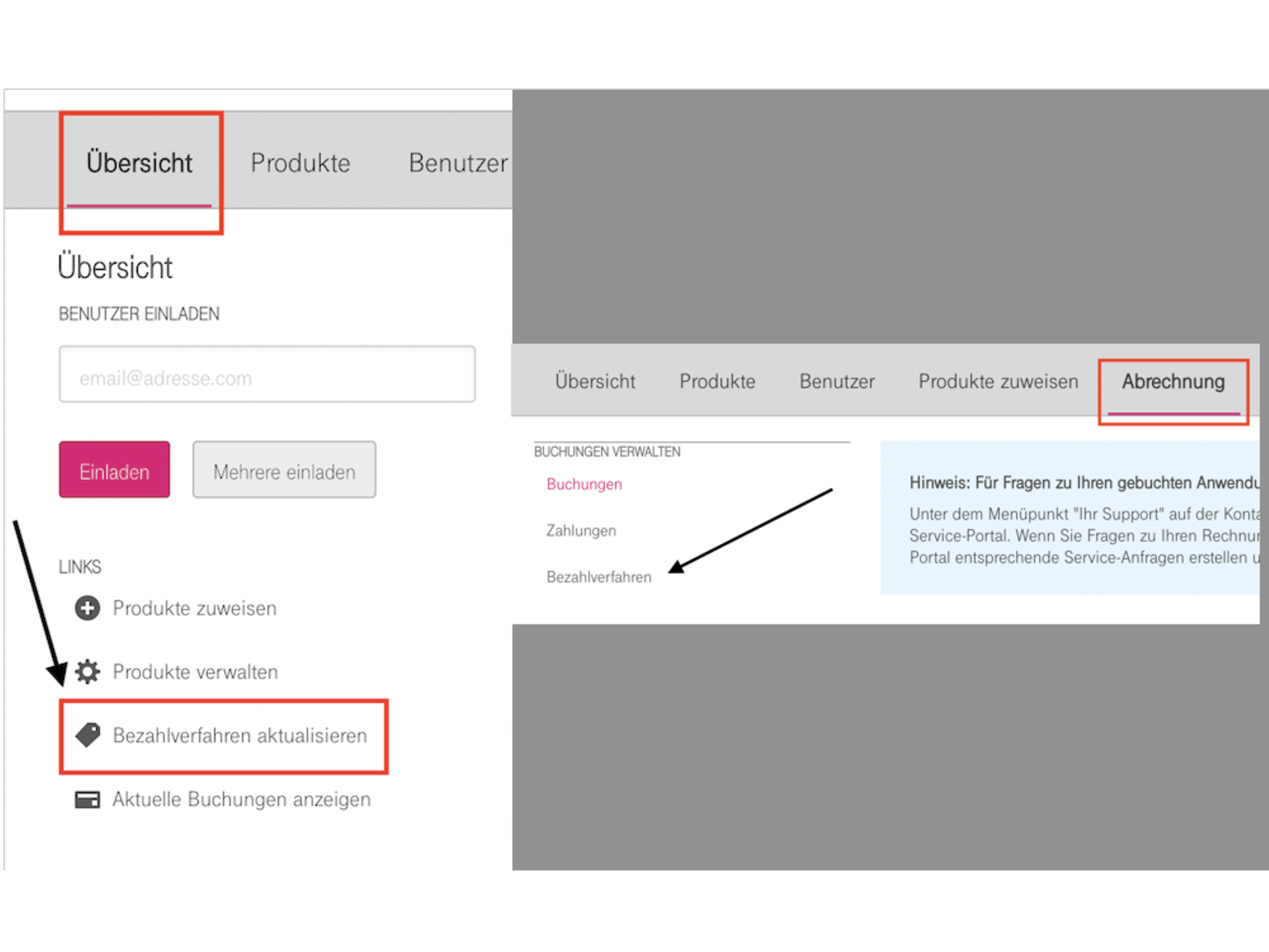 Telekom Cloud Marketplace-Übersicht