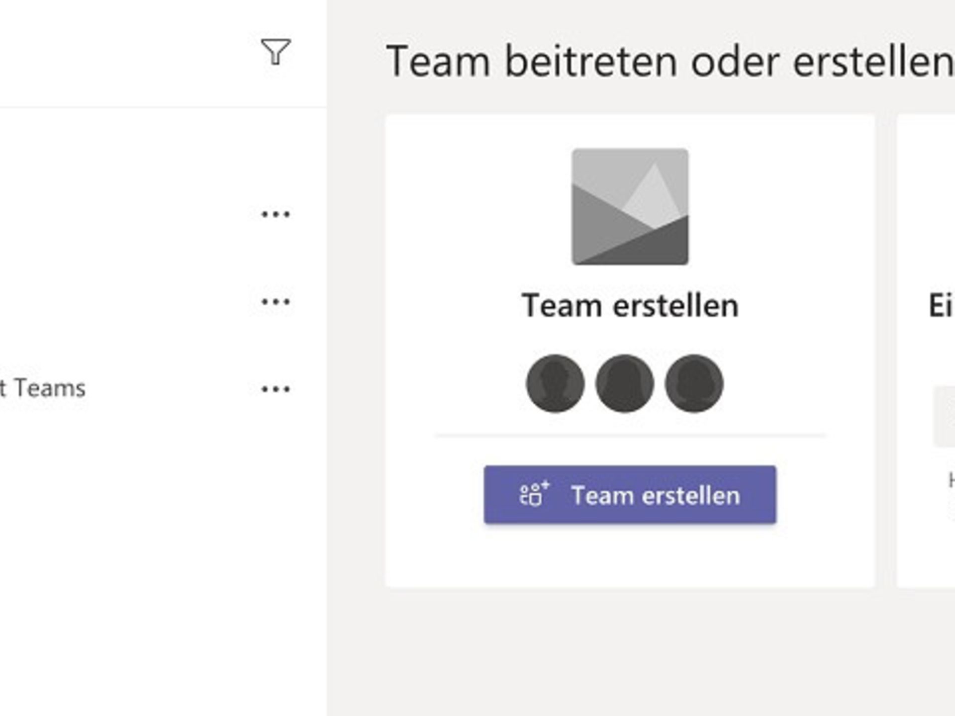 Teams erste Schritte in Teams