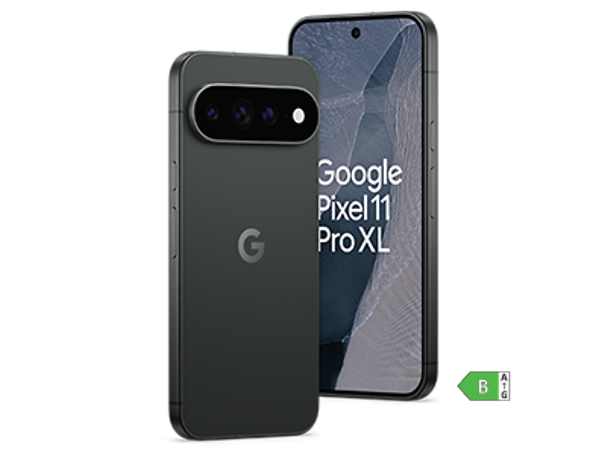 Produktabbildung Pixel 11 Pro XL in der Farbe Obsidian