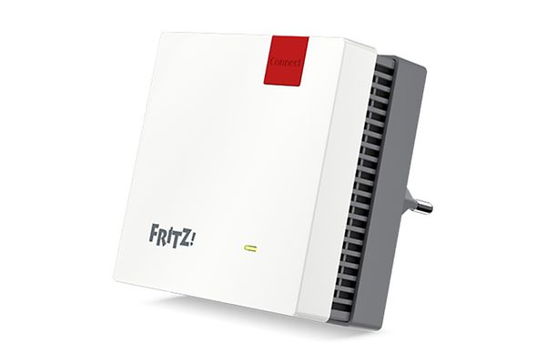 FRITZ!Repeater 1700 vor weißem Hintergrund