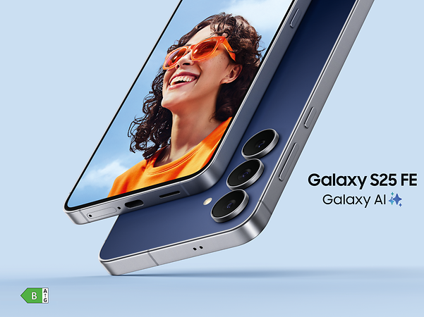 Samsung Galaxy S25 FE mit Galaxy AI und Energielabel B