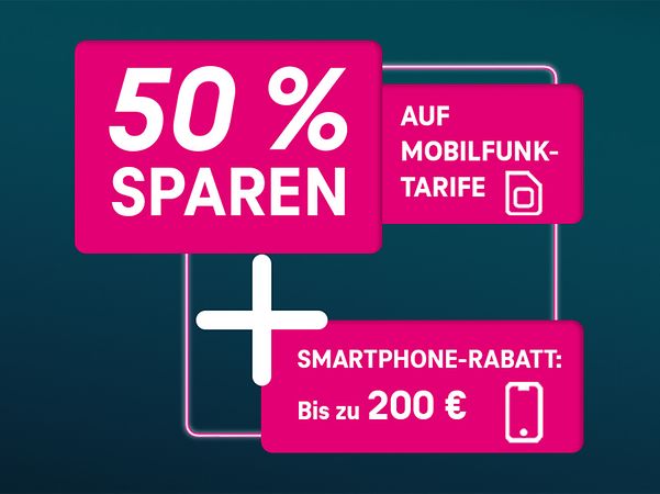 Aktionsangebot: 6 Monate 50 % sparen