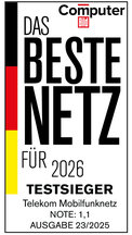 Telekom ist Testsieger bei Computer Bild Netztest 2026