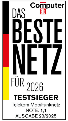 Telekom ist Testsieger bei Computer Bild Netztest 2026